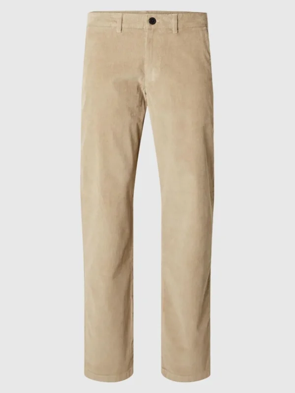 SELECTED CORDUROY RAKA BYXOR Beige Best Sale