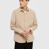 SELECTED CORDUROY SKJORTA Beige Outlet