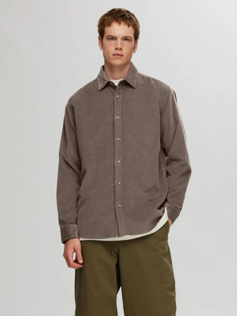 corduroy_skjorta_0.webp SELECTED CORDUROY SKJORTA Brown Hot
