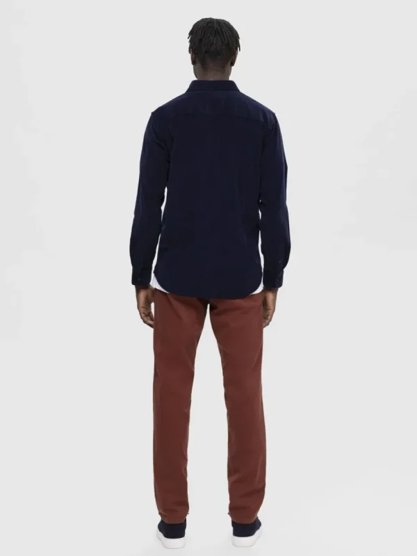 SELECTED CORDUROY SKJORTA Blue Best