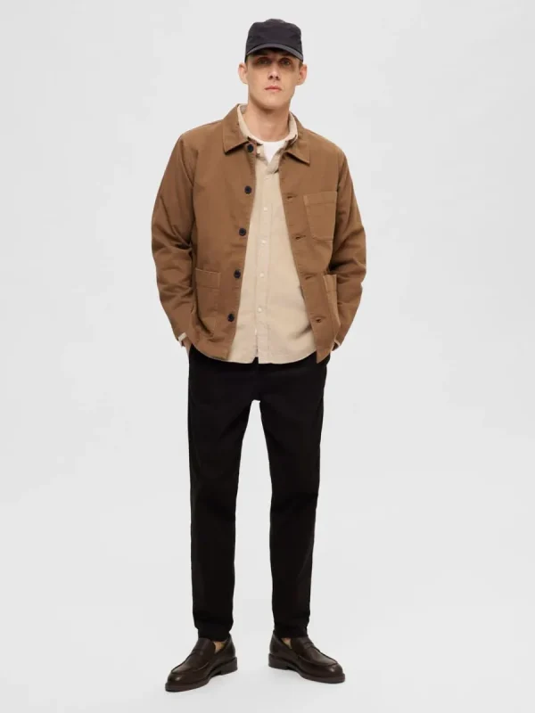 SELECTED CORDUROY SKJORTA Beige Outlet