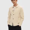 SELECTED CORDUROY ÖVERSKJORTA Beige New