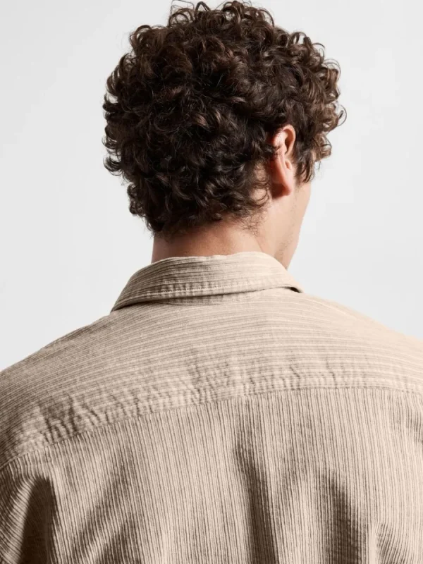 SELECTED CORDUROY ÖVERSKJORTA Beige Shop