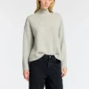 SELECTED CUELLO ENROLLADO STICKAD TRÖJA Grey Fashion