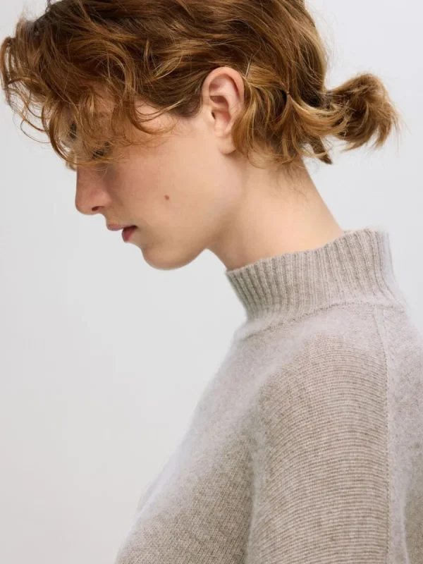 SELECTED CUELLO ENROLLADO STICKAD TRÖJA Brown Online