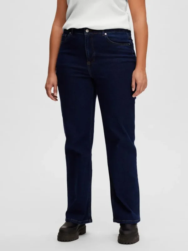 SELECTED CURVE BOOTCUT JEANS Blue Online