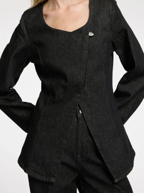 SELECTED DENIM KAVAJ Black Clearance
