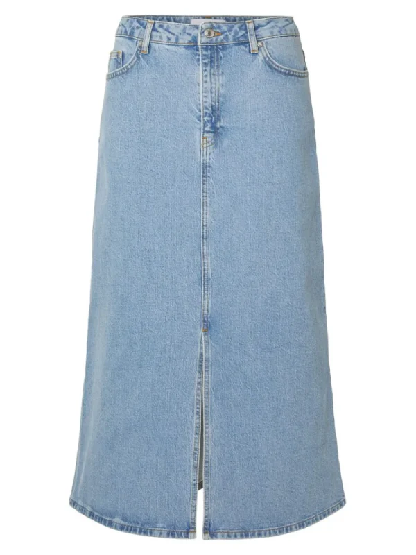 SELECTED DENIM MIDIKJOL Blue Best Sale