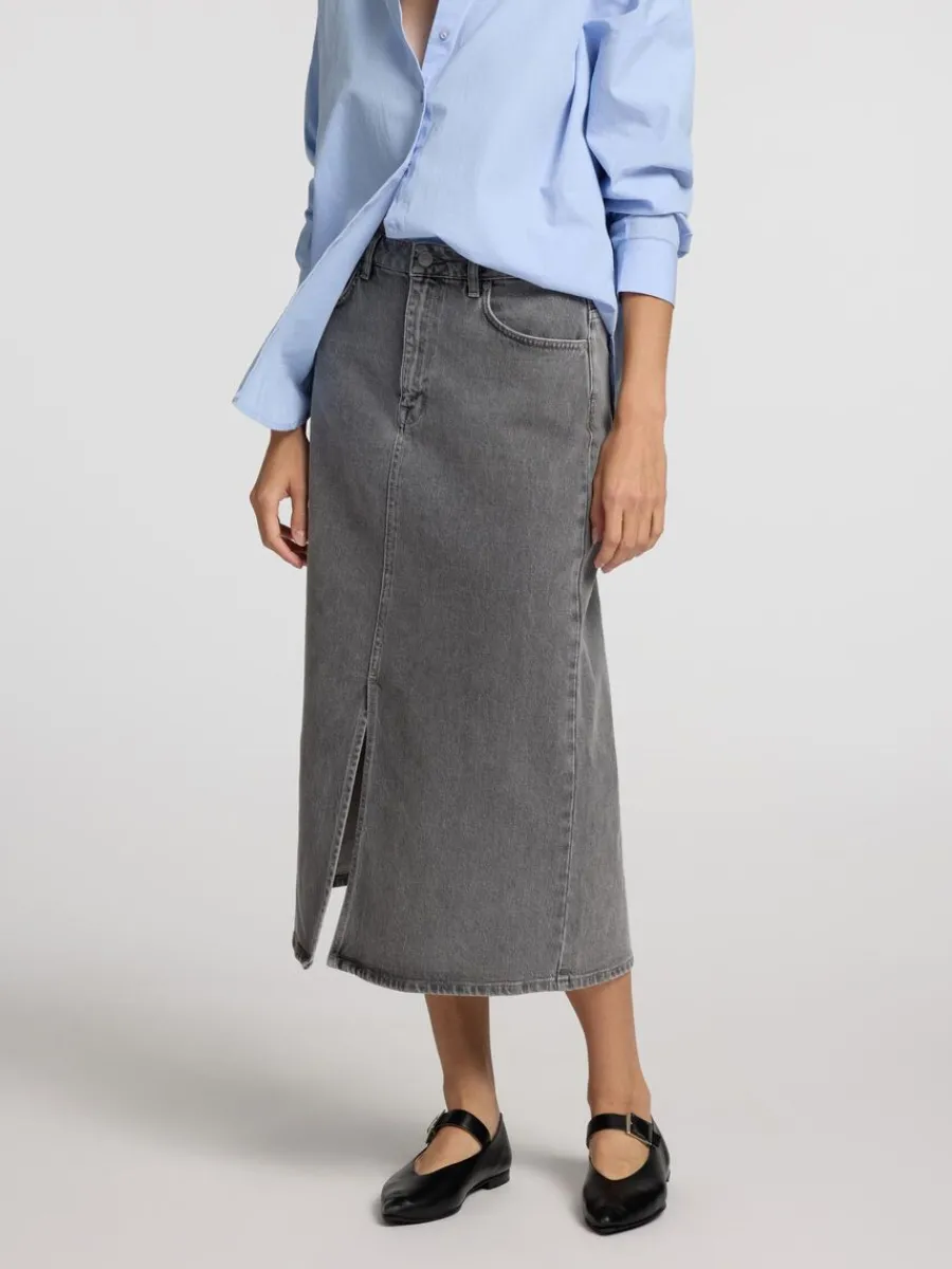 denim_midikjol_3-2.webp SELECTED DENIM MIDIKJOL Grey Cheap