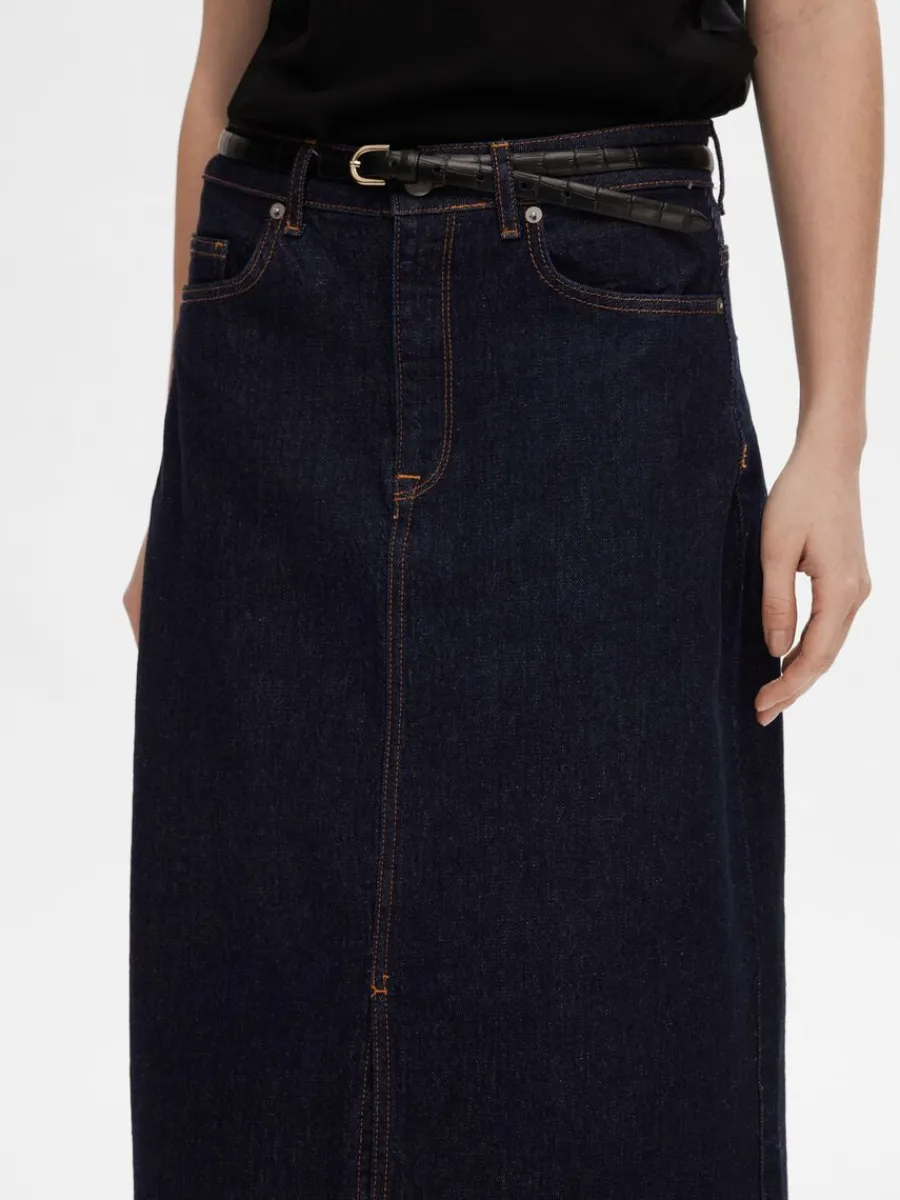 denim_midikjol_4.webp SELECTED DENIM MIDIKJOL Blue Best Sale