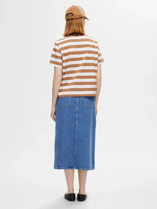SELECTED DENIM MIDIKJOL Blue Best Sale
