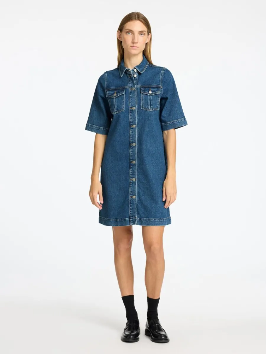 denim_midiklnning_1-1.webp SELECTED DENIM MIDIKLÄNNING Blue Cheap