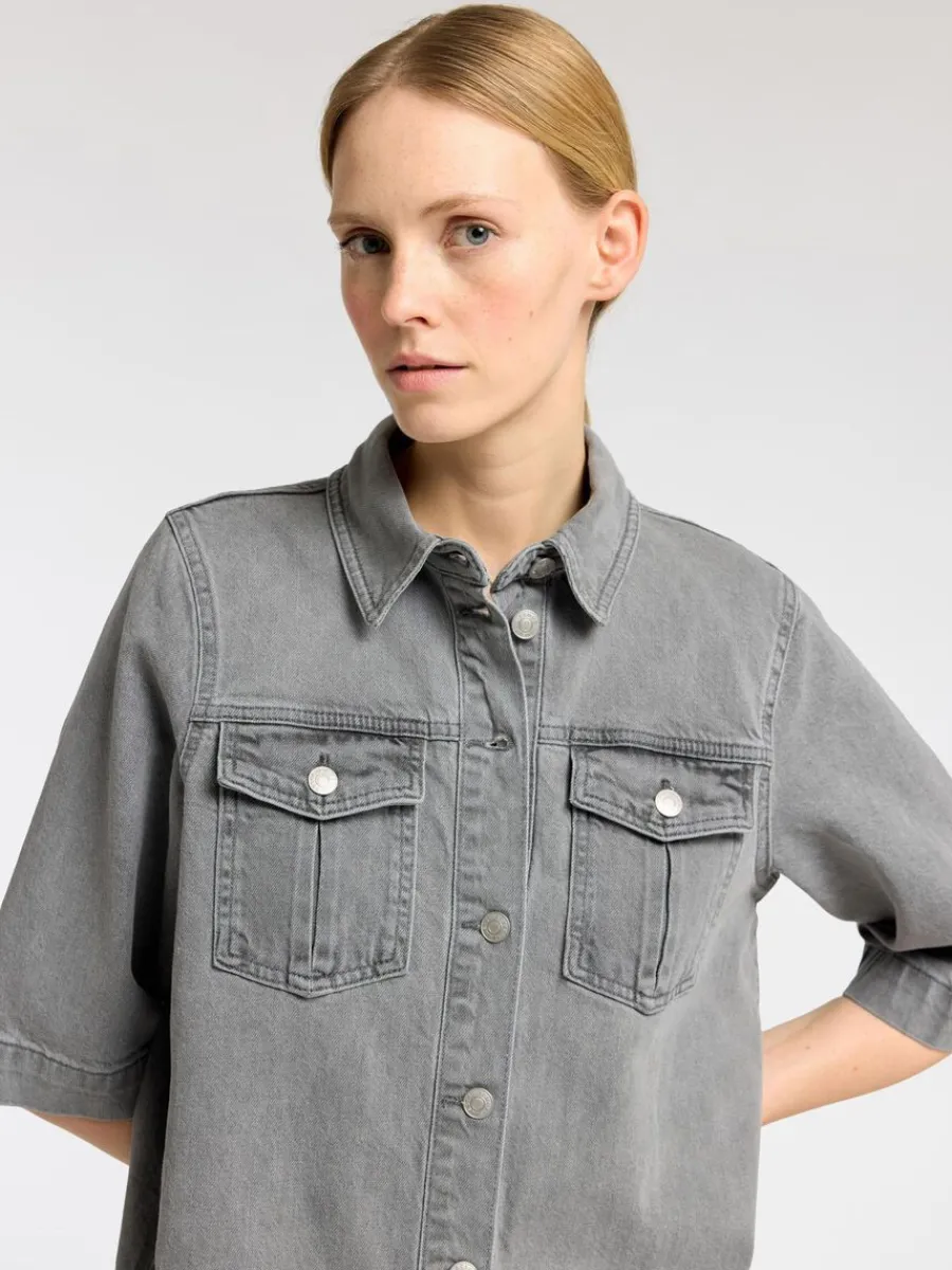 denim_midiklnning_3.webp SELECTED DENIM MIDIKLÄNNING Grey Cheap