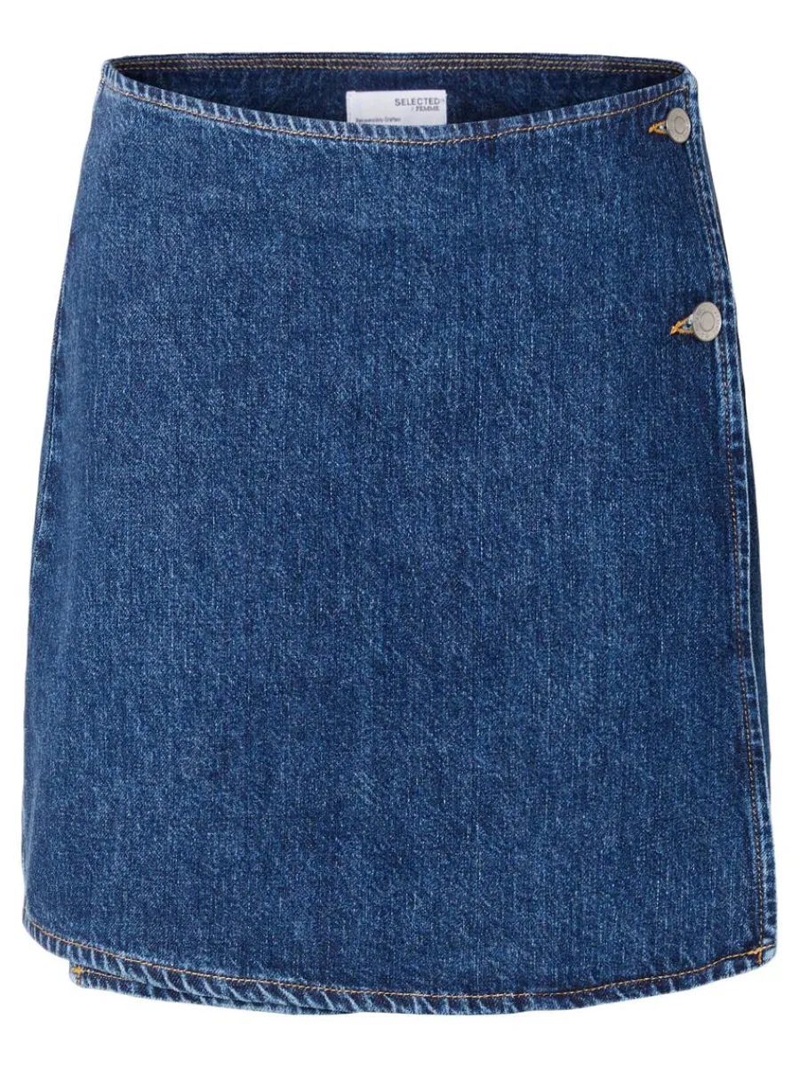 denim_omlottkjol_0.webp SELECTED DENIM OMLOTTKJOL Blue Sale