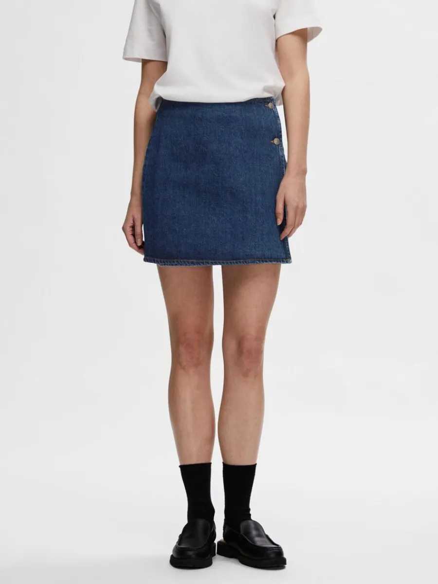 denim_omlottkjol_1.webp SELECTED DENIM OMLOTTKJOL Blue Sale