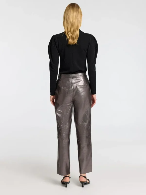 SELECTED DRAPERAD LÅNGÄRMAD TOPP Black Flash Sale