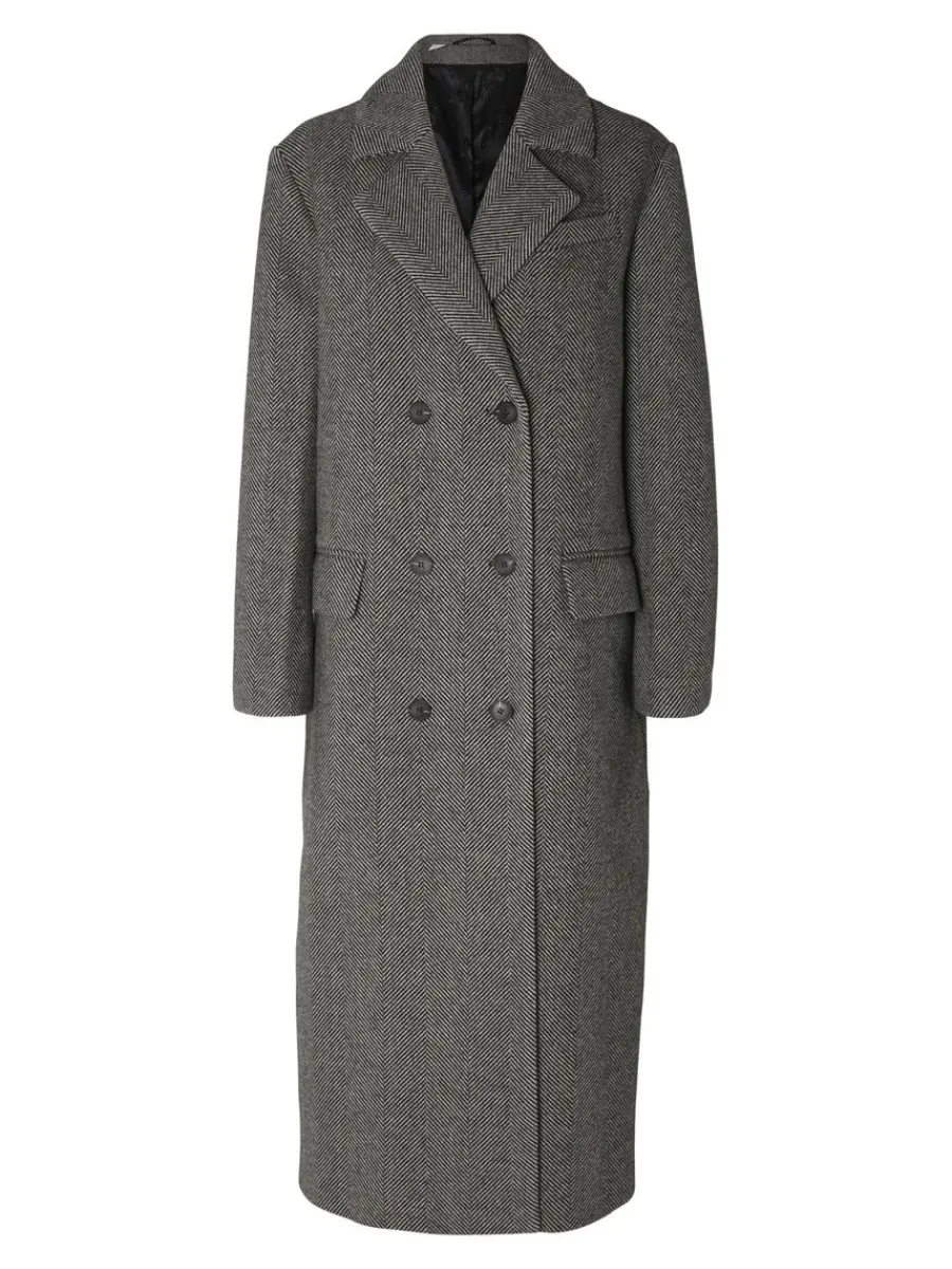 dubbelknppt_fiskbensmnstr_5.webp SELECTED DUBBELKNÄPPT FISKBENSMÖNSTRAD KAPPA Grey Store