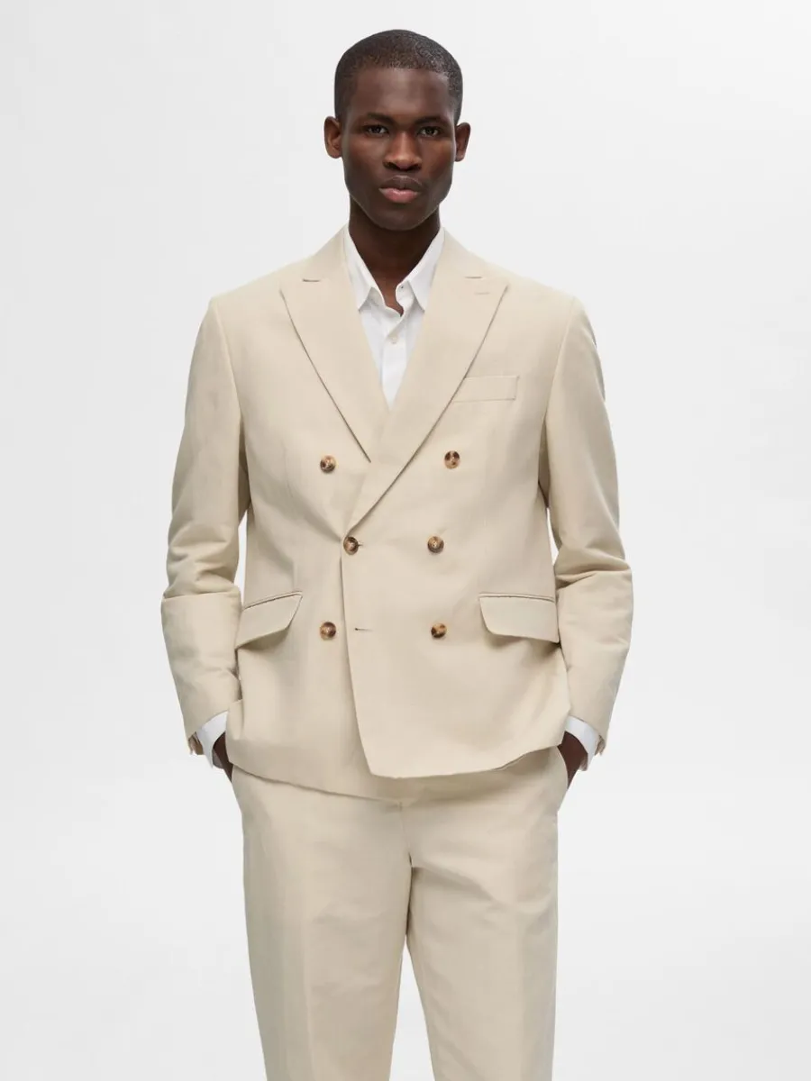 dubbelknppt_kavaj_0.webp SELECTED DUBBELKNÄPPT KAVAJ Beige Hot