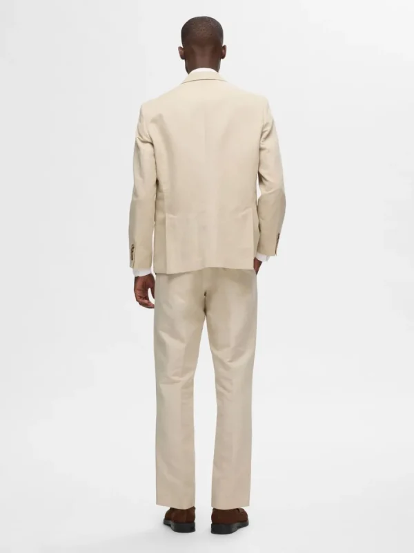 SELECTED DUBBELKNÄPPT KAVAJ Beige Hot
