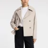 SELECTED DUBBELKNÄPPT KORT JACKA Beige Best