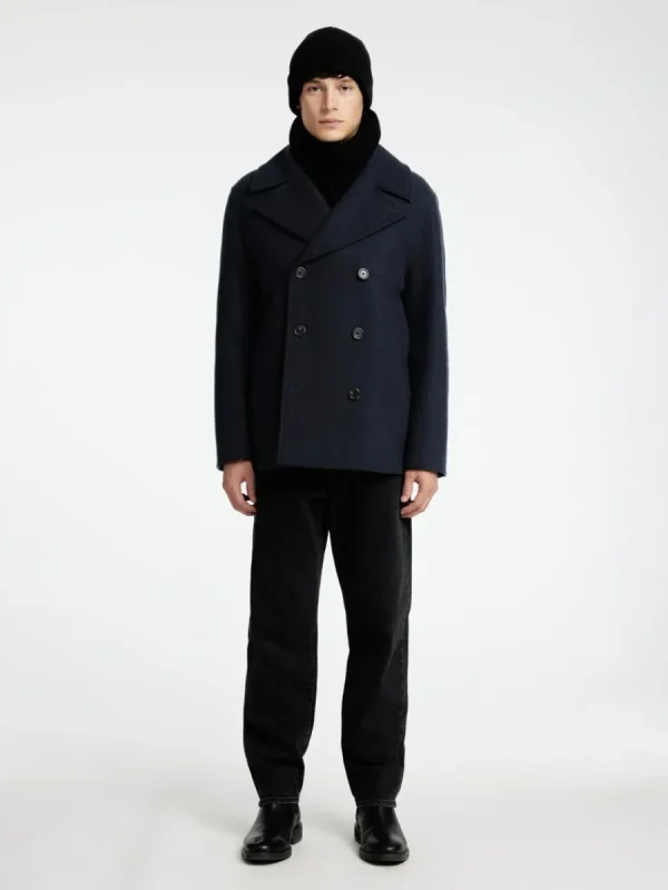SELECTED DUBBELKNÄPPT SKEPPARKAVAJ Blue Best Sale