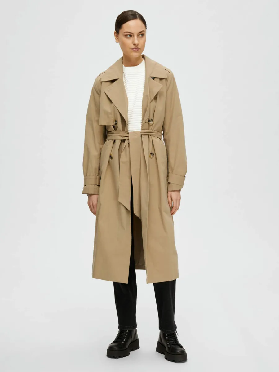 dubbelknppt_trenchcoat_1-2.webp SELECTED DUBBELKNÄPPT TRENCHCOAT Brown Store