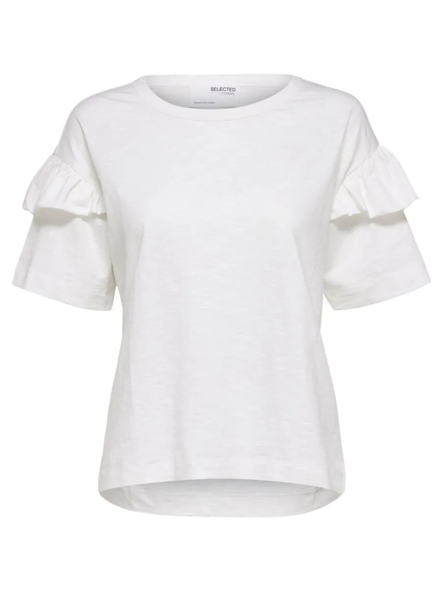 ekologisk_bomull_volang_t_3-1.webp SELECTED EKOLOGISK BOMULL VOLANG T-SHIRT White Online