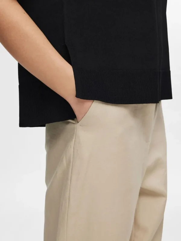 SELECTED ENKEL - T-SHIRT Black Store