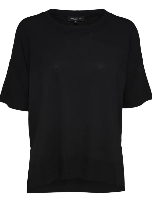 SELECTED ENKEL - T-SHIRT Black Store