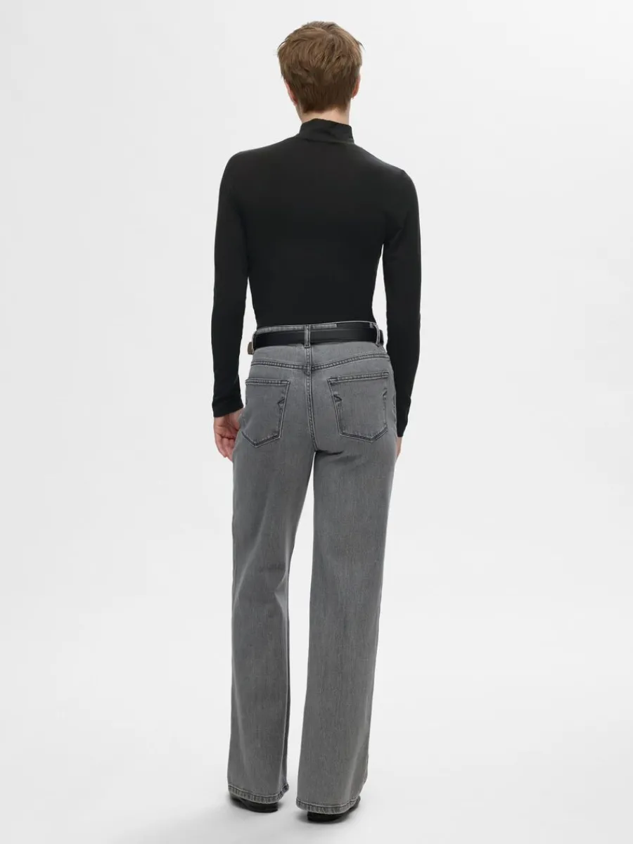 enkel_med_hg_hals_lngrmad_4.webp SELECTED ENKEL MED HÖG HALS LÅNGÄRMAD TOPP Black New