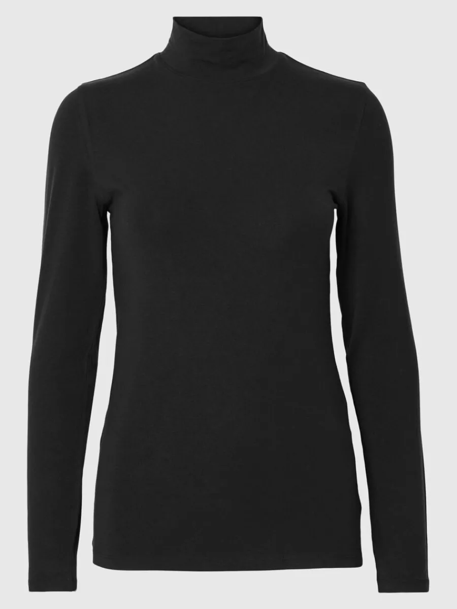enkel_med_hg_hals_lngrmad_5.webp SELECTED ENKEL MED HÖG HALS LÅNGÄRMAD TOPP Black New