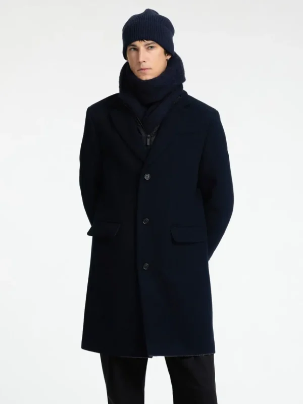SELECTED ENKELKNÄPPT 2-I-1 KAPPA Blue Discount