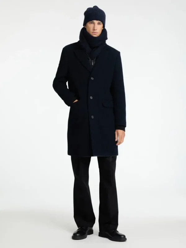 SELECTED ENKELKNÄPPT 2-I-1 KAPPA Blue Discount