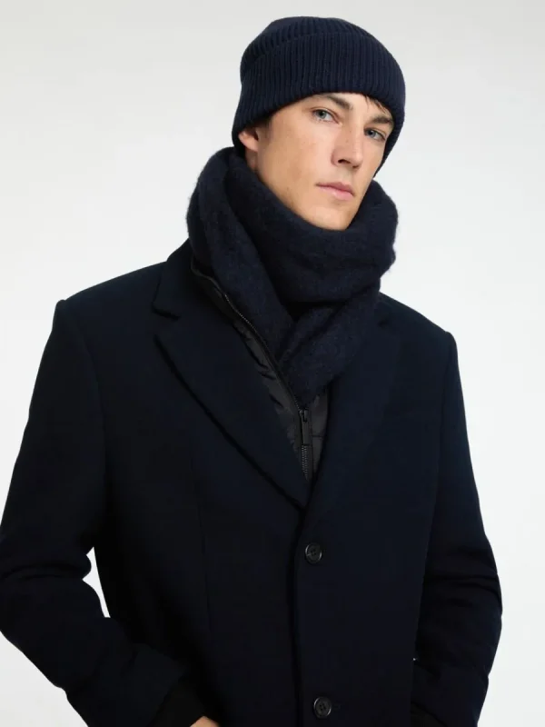 SELECTED ENKELKNÄPPT 2-I-1 KAPPA Blue Discount