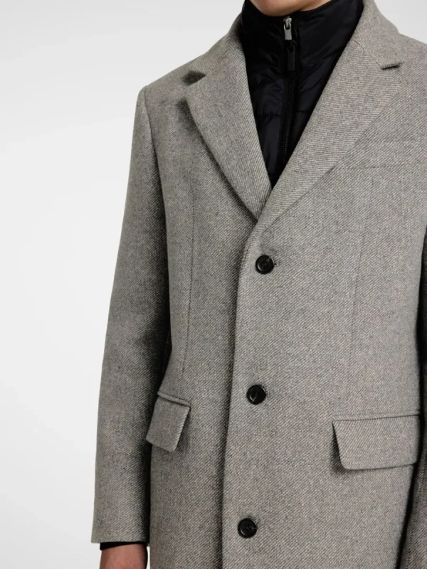SELECTED ENKELKNÄPPT 2-I-1 KAPPA Grey Shop