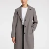 SELECTED ENKELKNÄPPT KAPPA Grey Clearance