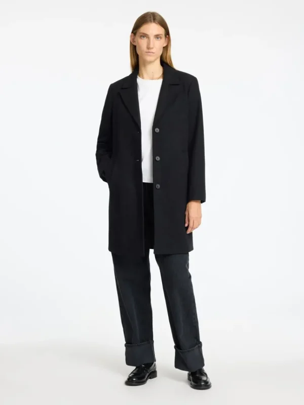 SELECTED ENKELKNÄPPT KAPPA Black Online