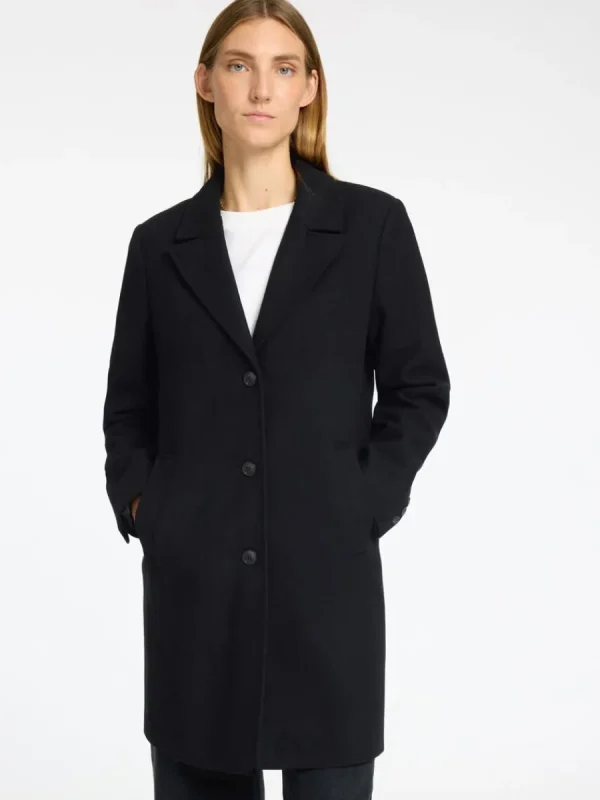 SELECTED ENKELKNÄPPT KAPPA Black Online