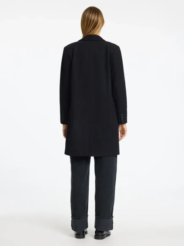 SELECTED ENKELKNÄPPT KAPPA Black Online