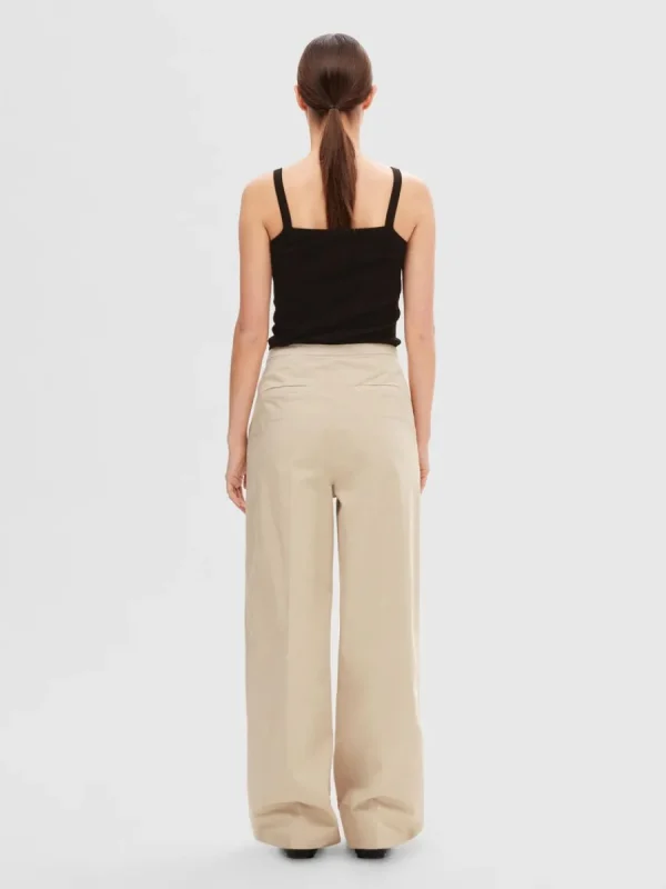SELECTED EXTRA VIDA BEN BYXOR Beige Discount