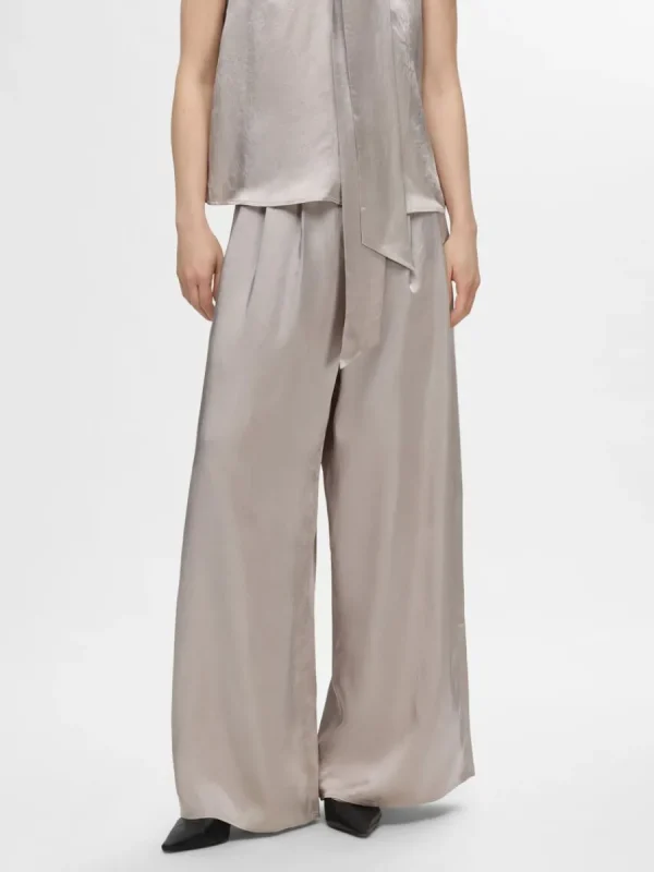 SELECTED EXTRA VIDA SATINBYXOR Silver Best Sale