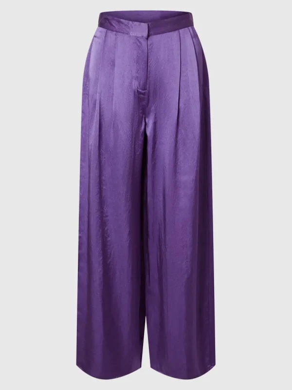 SELECTED EXTRA VIDA SATINBYXOR Purple Clearance
