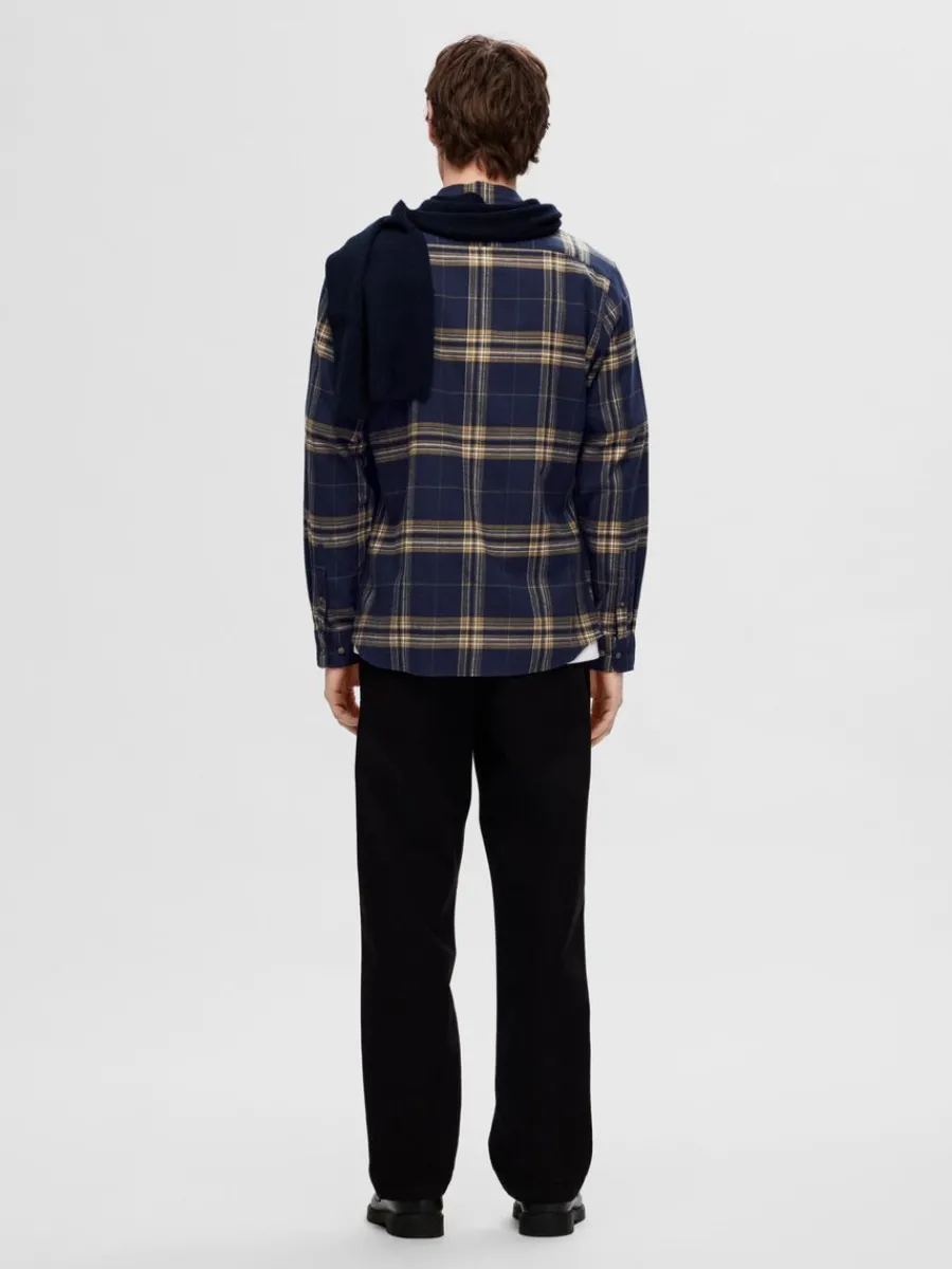 flanell_verskjorta_1-4.webp SELECTED FLANELL ÖVERSKJORTA Blue Cheap