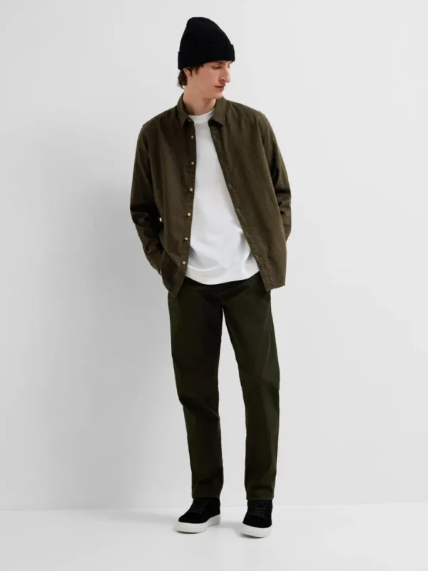 SELECTED FLANELL ÖVERSKJORTA Green Outlet