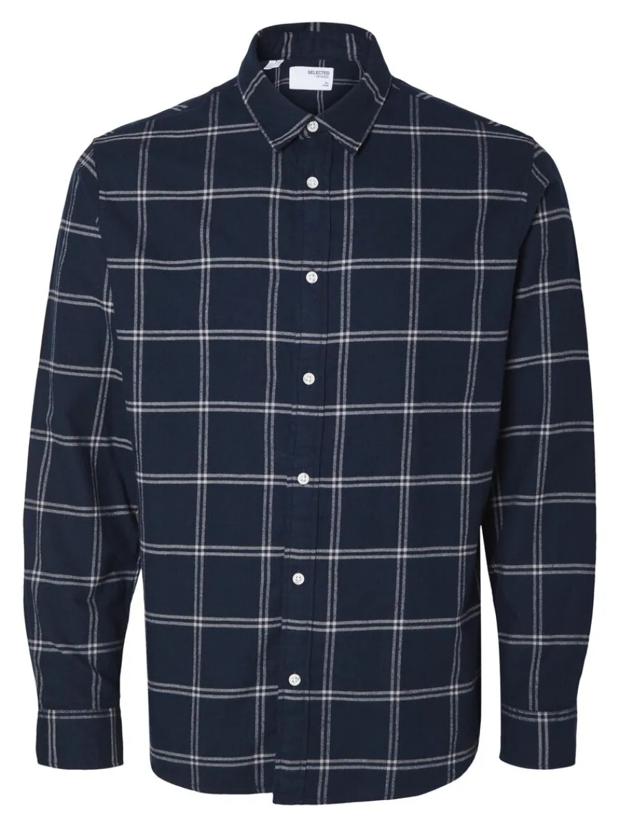 flanell_verskjorta_3-2.webp SELECTED FLANELL ÖVERSKJORTA Blue Cheap