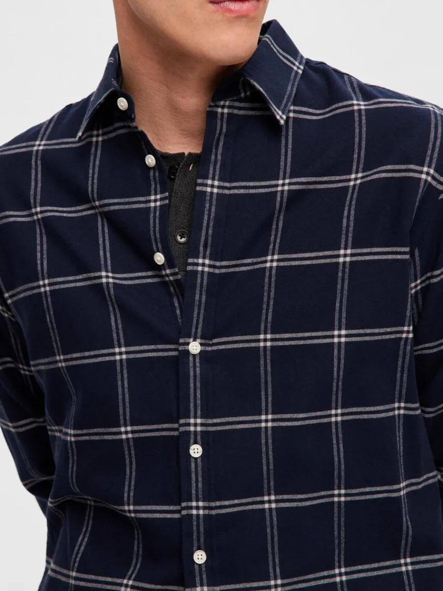 flanell_verskjorta_4-2.webp SELECTED FLANELL ÖVERSKJORTA Blue Cheap