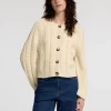 SELECTED FLÄTSTICKNING KOFTA Beige Online