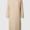 SELECTED FLÄTSTICKNING MAXIKLÄNNING Beige Fashion