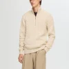 SELECTED FLÄTSTICKNING TRÖJA Beige Fashion