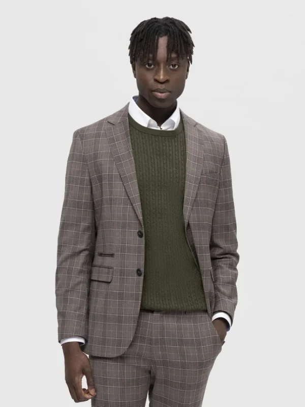 SELECTED FLÄTSTICKNING TRÖJA Green Best Sale